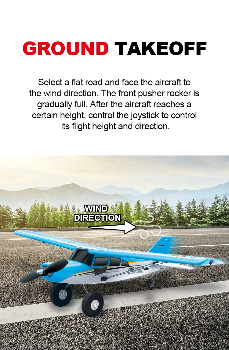 Qidi560 RC Plane M7 Off Road 4CH Remote Control Airplane