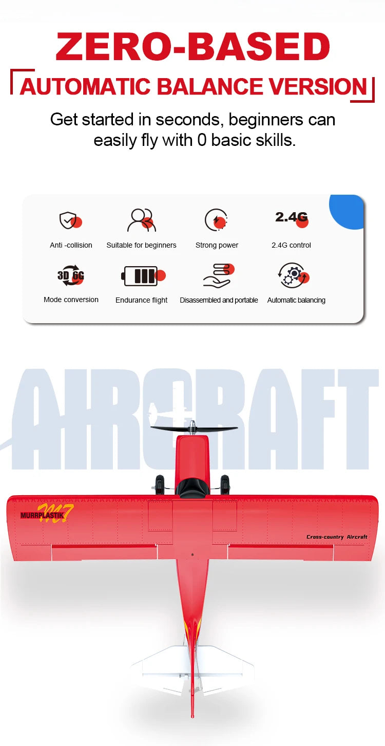 Qidi560 RC Plane M7 Off Road 4CH Remote Control Airplane