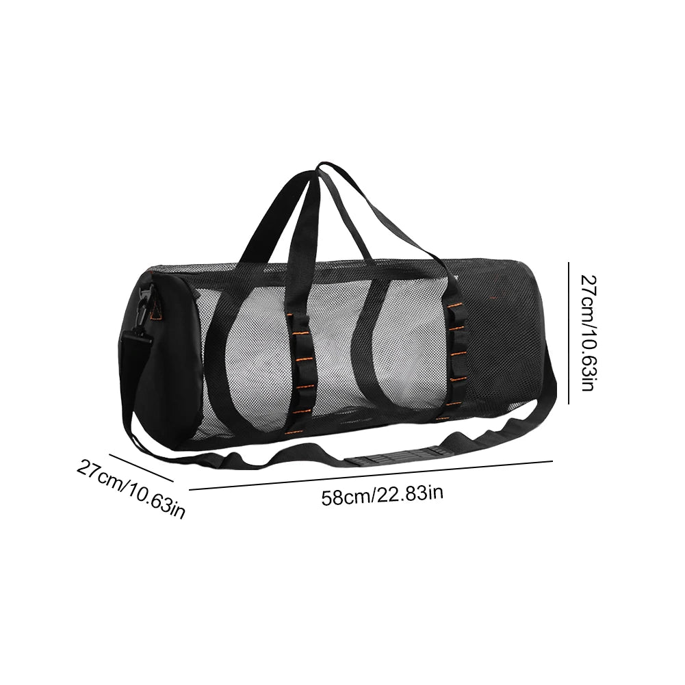 Oversized Diving Gear Storage Bag With Quick Dry Pouches