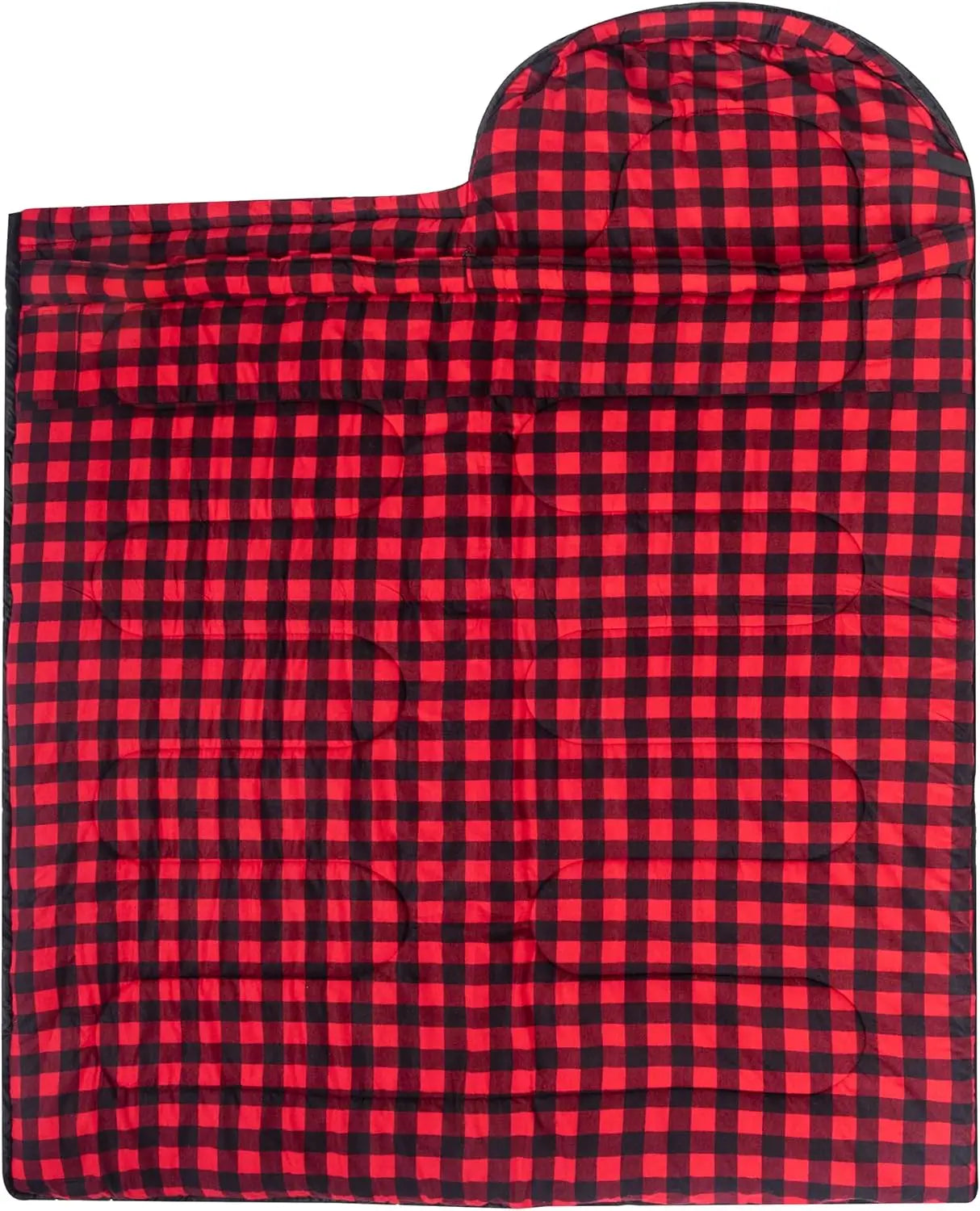 0 Degree Sleeping Bag 100% Cotton Flannel XXL for Adults Big and Tall Cold Weather Winter Zero Degree Camping,Free Compression