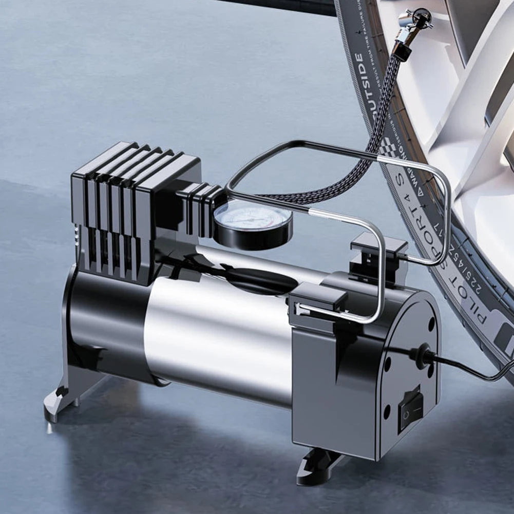 12v150psi Heavy Duty Deluxe Portable Metal Air Compressor Car Tyre Inflator With Digital Pressure Gauge Car Tire Inflatable Pump