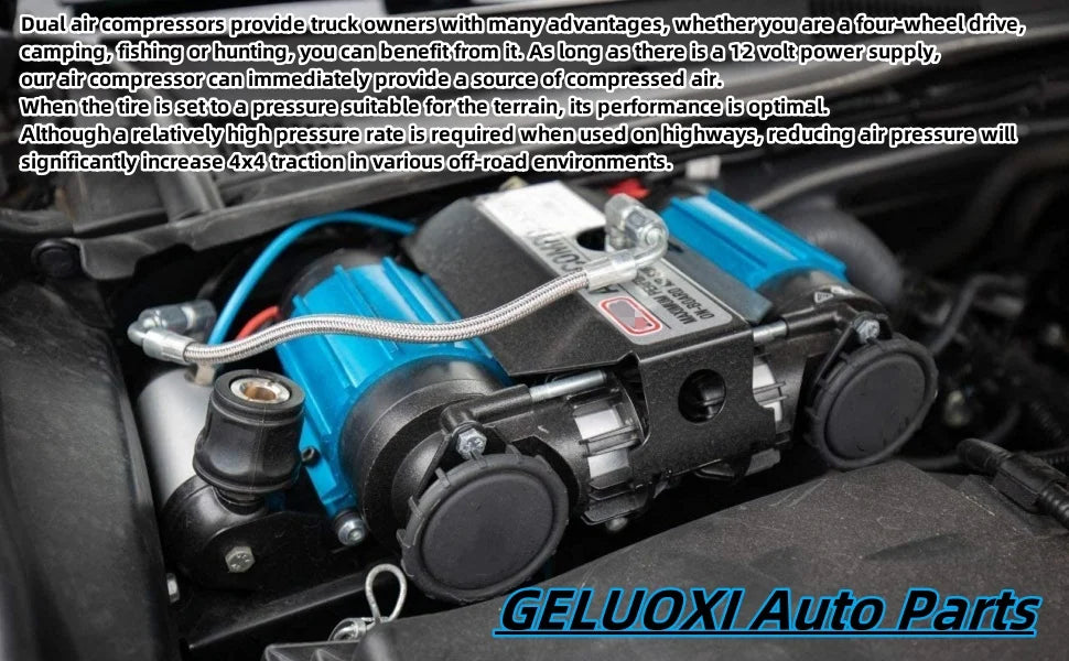 AP03 High Output 12V Twin Air Compressor Universal CKMTA12 Universal