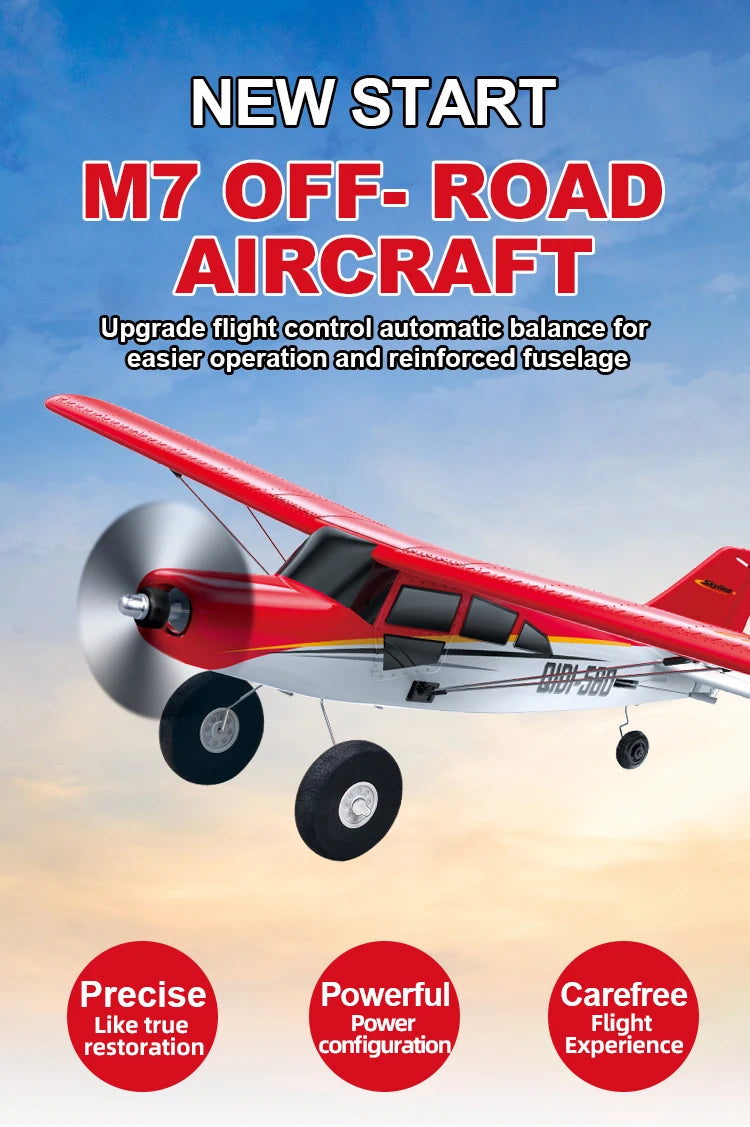 Qidi560 RC Plane M7 Off Road 4CH Remote Control Airplane
