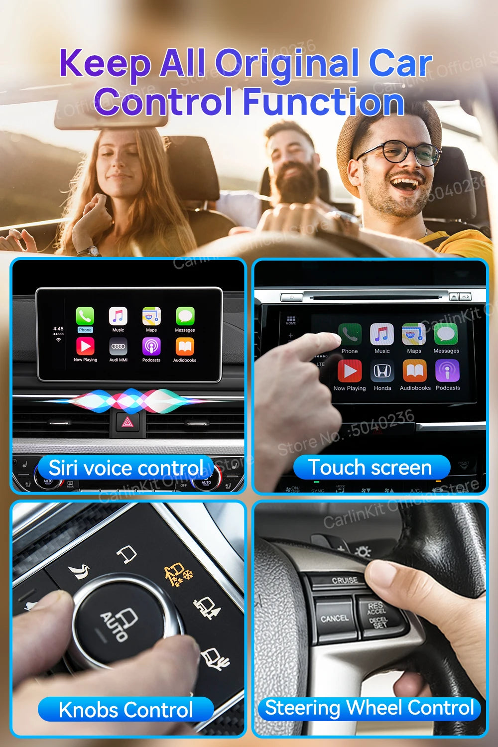 CarlinKit Car Intelligent Systems Wireless Android Auto Wireless CarPlay Smart TV Box For Netflix IPTV Android 13 CarPlay Ai Box