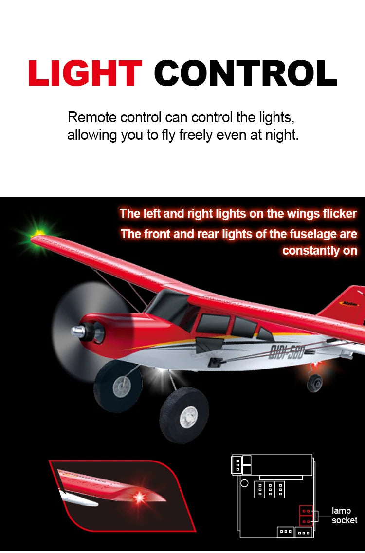 Qidi560 RC Plane M7 Off Road 4CH Remote Control Airplane