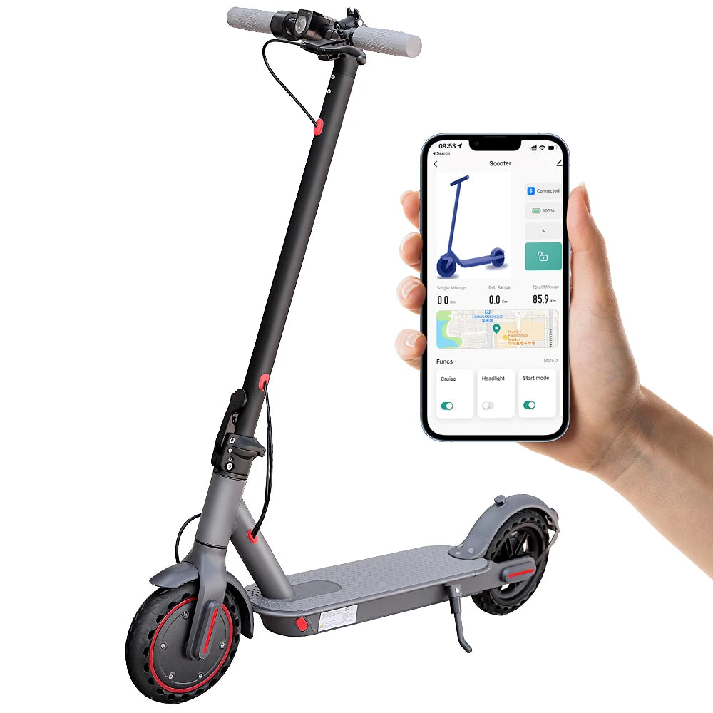 LADPED 350W Electric Scooter 19 MPH Folding Waterproof