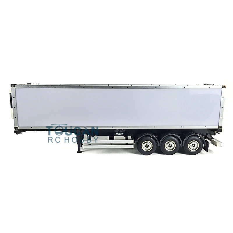 1/14 40ft Reefer 3Axles Semi Trailer Chassis Container for RC Tractor Truck Model Toy Collection TH01039-SMT7