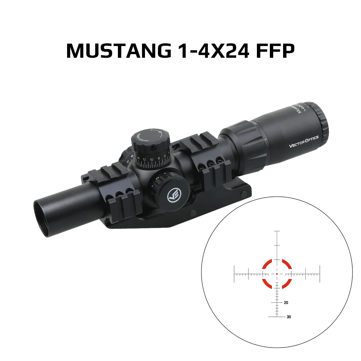 Vector Optics 1-4x24 1-6x24 SFP/FFP LPVO Riflescope For .308 30-06 AR15 Rifles&Airguns Hunting CQB 5 Years Warranty