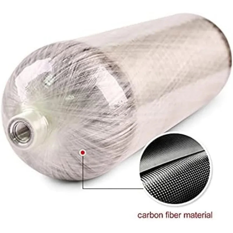 Carbon Fiber Scuba Tank 4500 PSI 6.8L High Pressure Cylinder