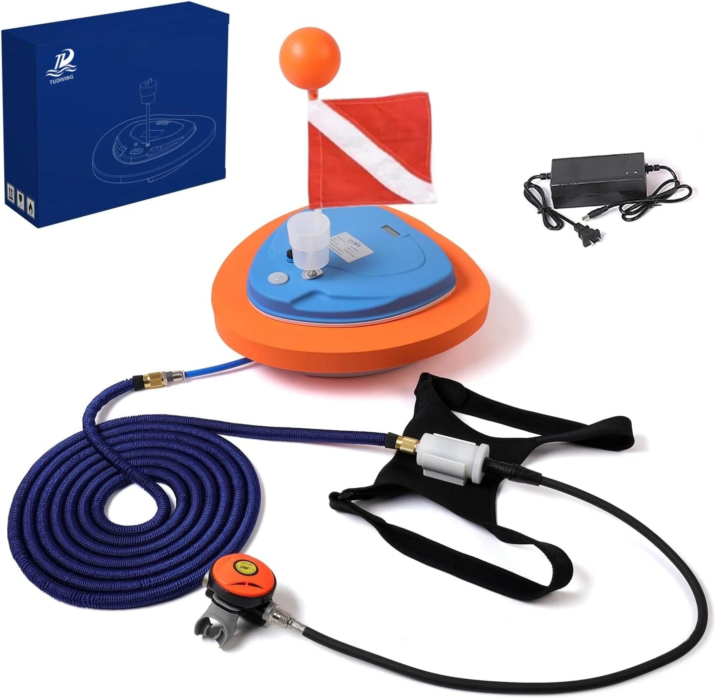 Tudiving Waterproof Portable Scuba Tankless Dive Regulator