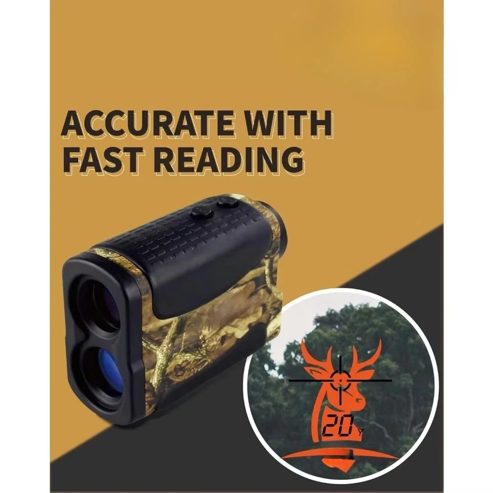 New upgrade HX-700N Hunting Range Finder 700 Yards Waterproof Archery Rangefinder for Bow Hunting with Range and Speed Mode