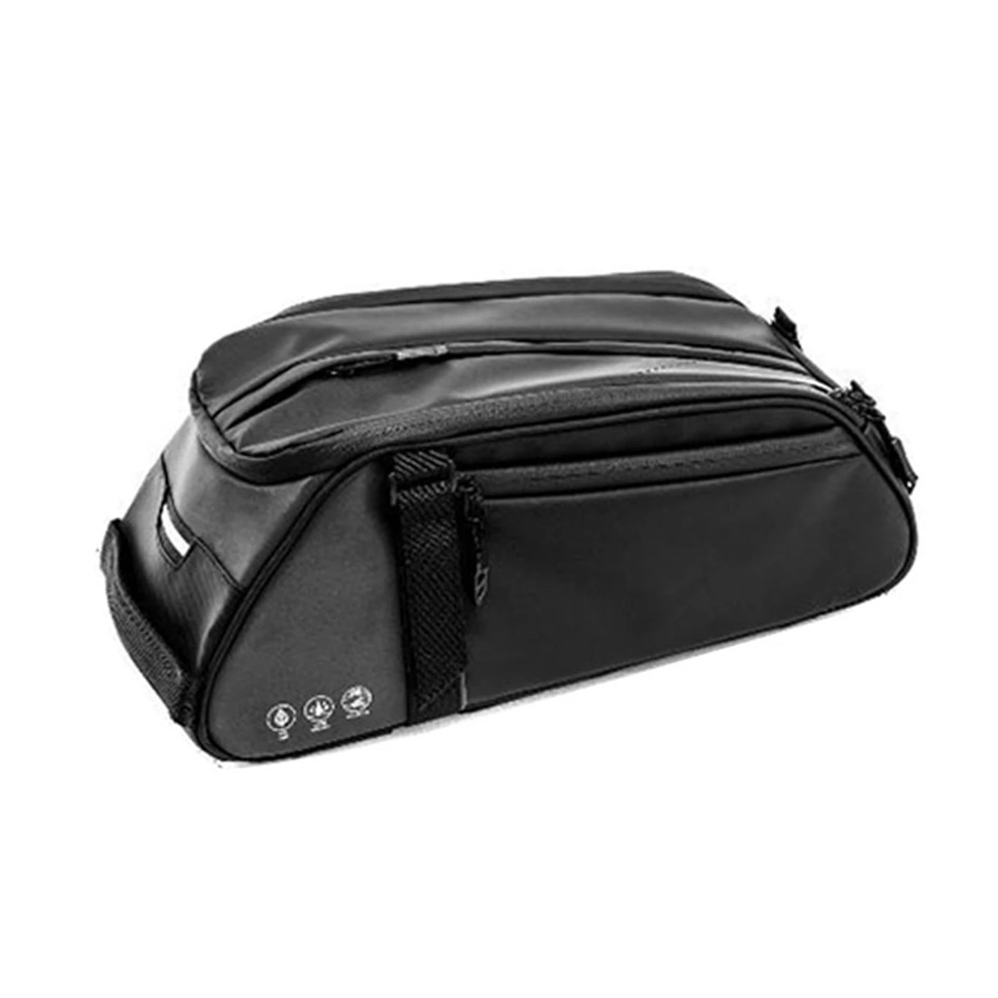 Reflective Bike Rear Rack Bag 8L Capacity Water Resistant
