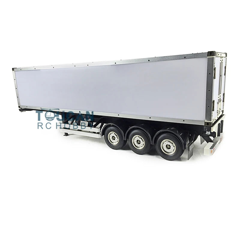 1/14 40ft Reefer 3Axles Semi Trailer Chassis Container for RC Tractor Truck Model Toy Collection TH01039-SMT7