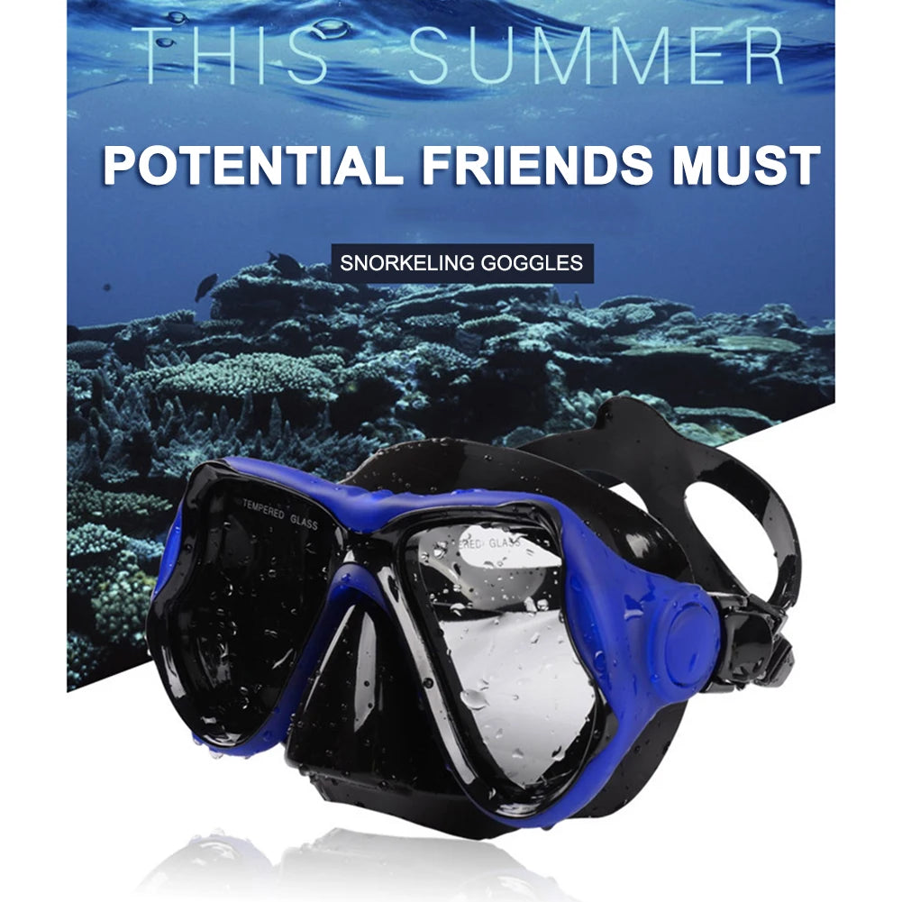 Professional Snorkeling Mask Panoramic Wide View Freediving