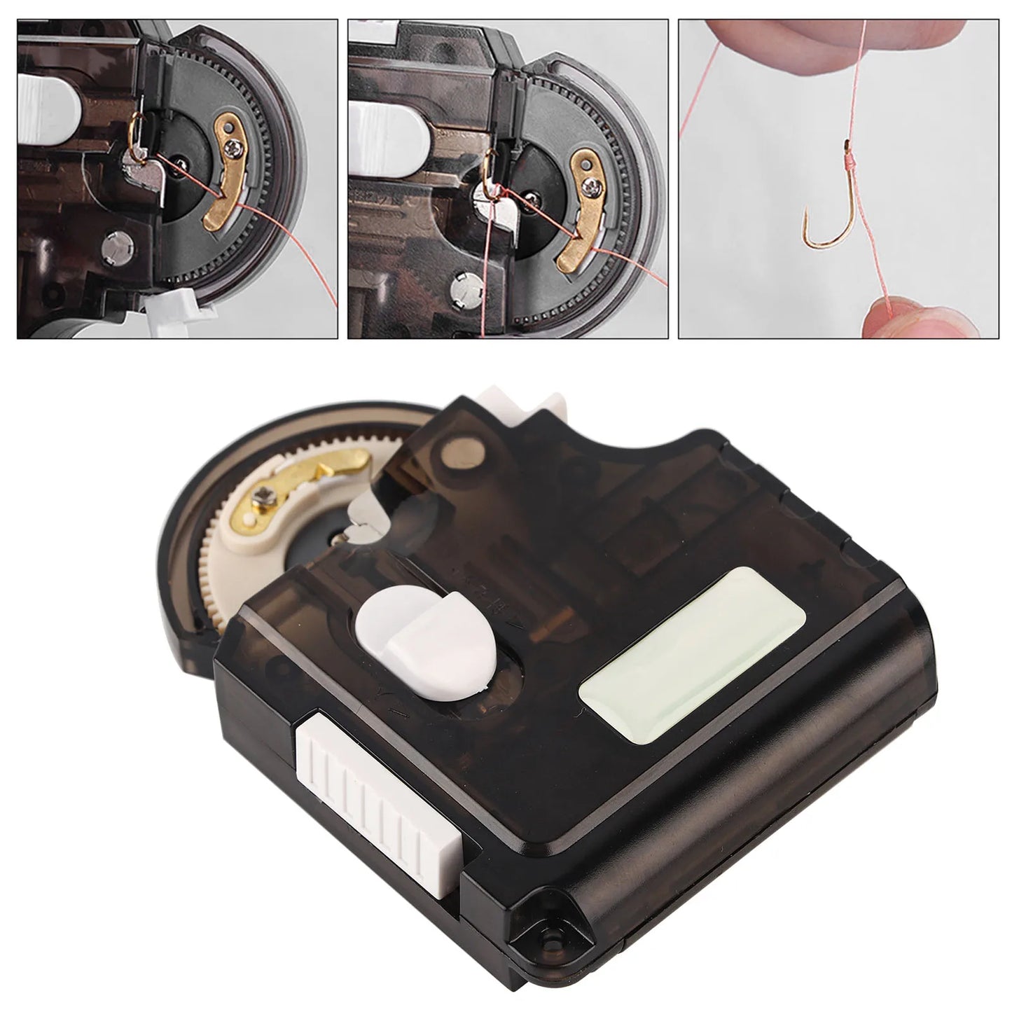 Electric Automatic Fishing Hook Tyer - Portable Knot Tool with Secure Line Winder for Anglers