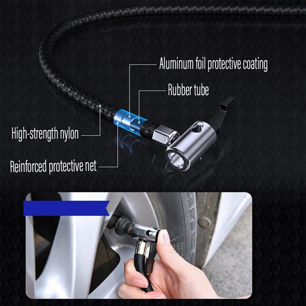 12v150psi Heavy Duty Deluxe Portable Metal Air Compressor Car Tyre Inflator With Digital Pressure Gauge Car Tire Inflatable Pump