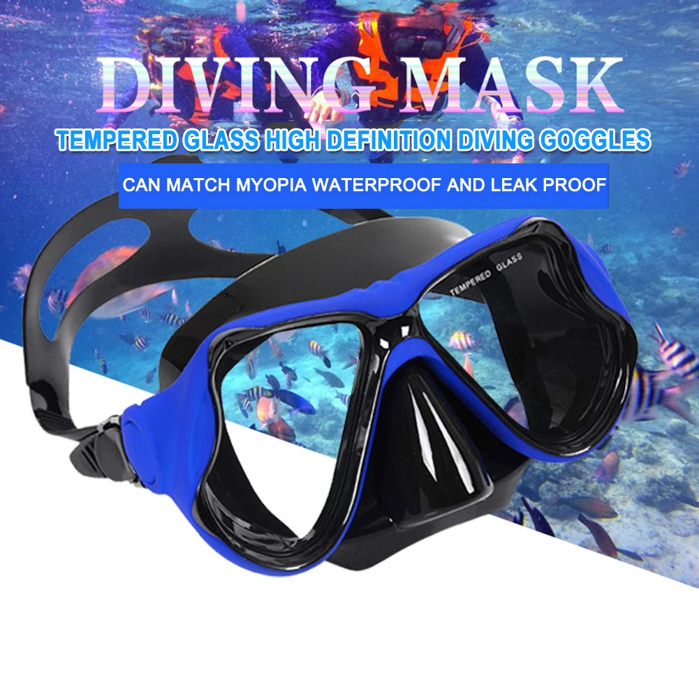 Professional Snorkeling Mask Panoramic Wide View Freediving