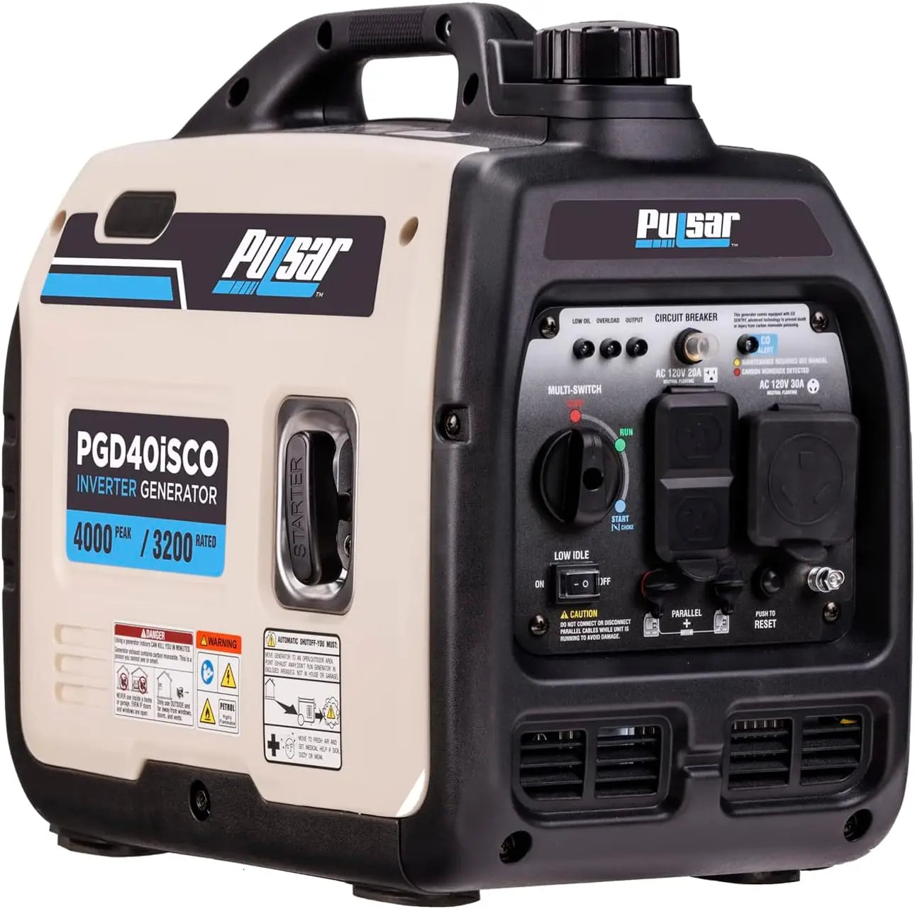 Ultra Light Quiet Portable Gas Inverter Generator 4000W PGD40ISCO