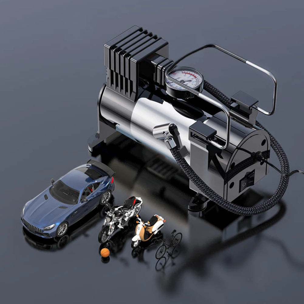 12v150psi Heavy Duty Deluxe Portable Metal Air Compressor Car Tyre Inflator With Digital Pressure Gauge Car Tire Inflatable Pump
