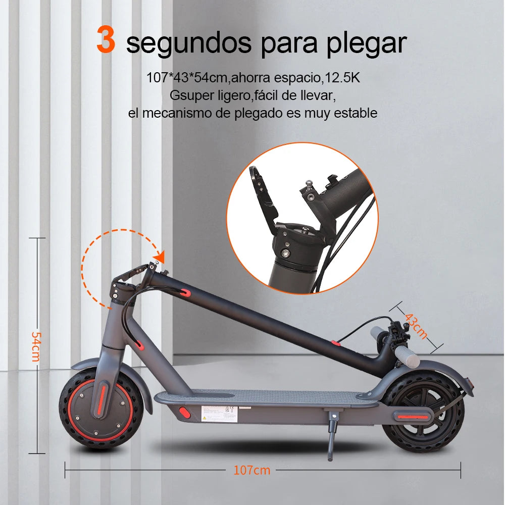 LADPED 350W Electric Scooter 19 MPH Folding Waterproof