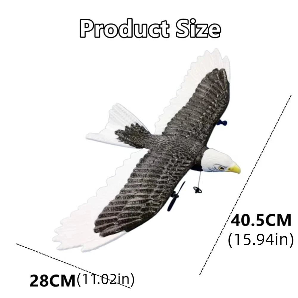 RC Plane Wingspan Eagle Aircraft Fighter 2.4G Radio Control Remote Control Hobby Glider Airplane Foam Boys Toys for Children