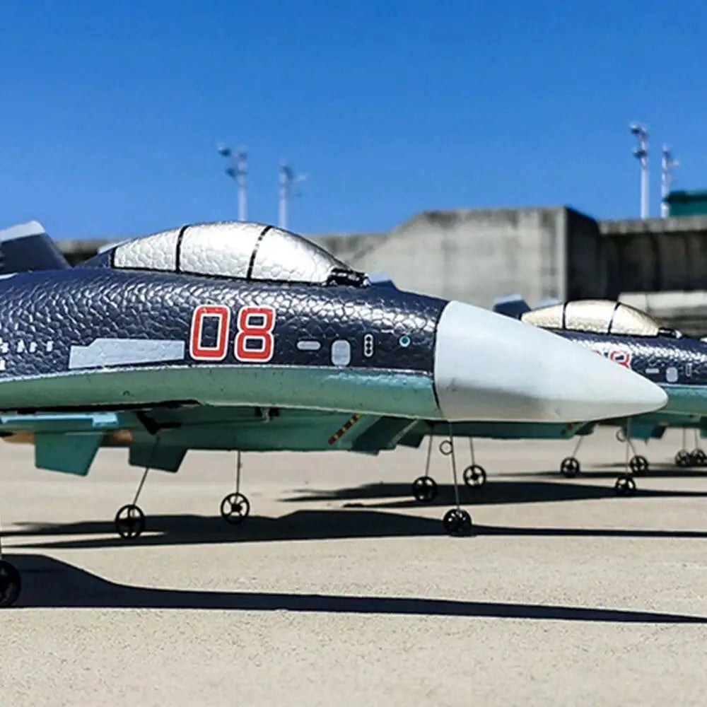 Upgraded QF009 SU35 RC Airplane 375mm Wingspan 2 4GHz 4CH3D