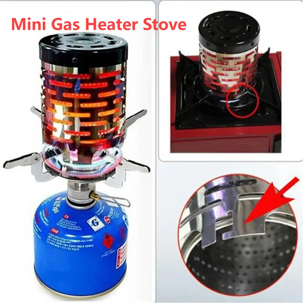 Wear-resistant Mini Heater Stainless Steel Warming Stove Cover Camping Stove Warming Stove Hood for Outdoor Backpacking Hiking