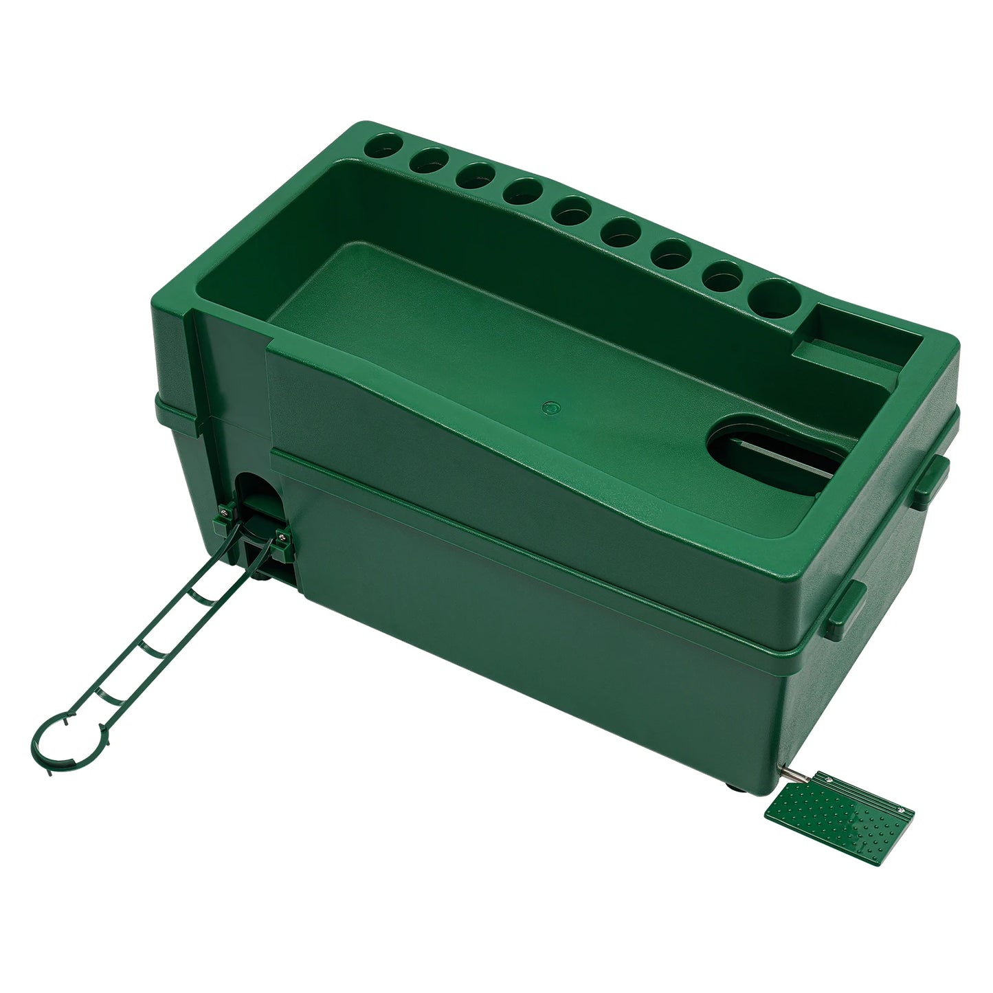 Automatic Golf Ball Dispenser Golf Practice Tee Machine with 9 Club Jacks for Professional&Beginner Green