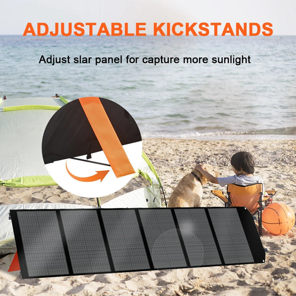 Ctolity 200W Solar Panel Kit Waterproof Generator US EU