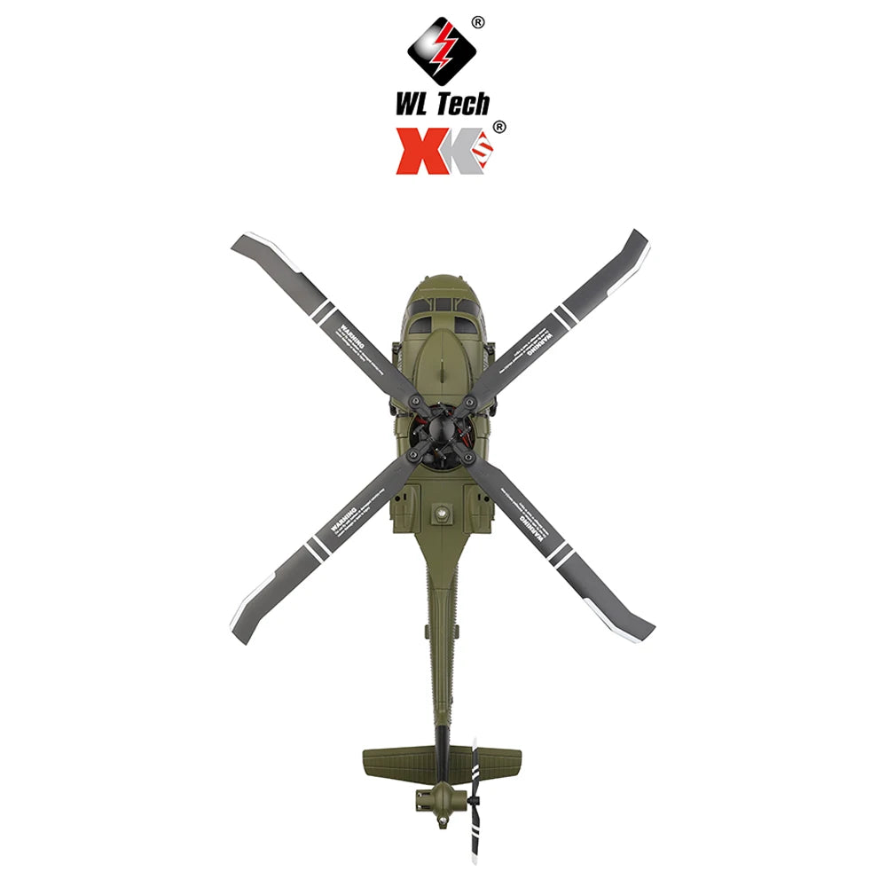 WLtoys K170 UH60L RC Helicopter 4 Channel With Gyro LED