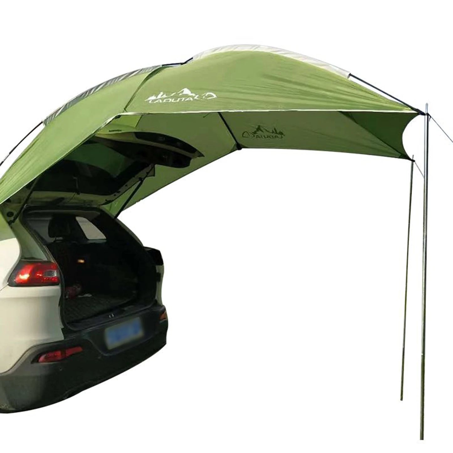 Tailgate Shade Awning Tent with Storage Bag, Waterproof Car Tail Tent for Camping and Picnics