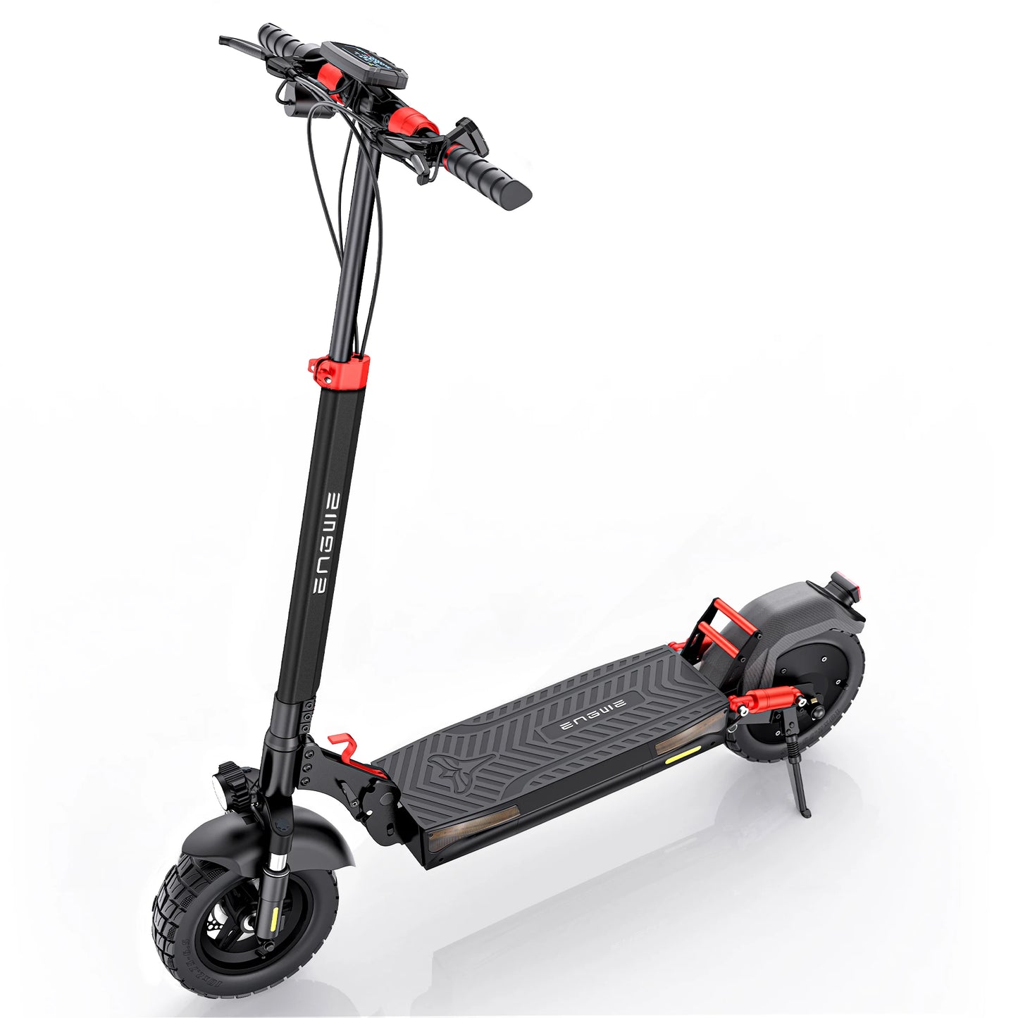 ENGWE 830W Peak Electric Folding Scooter, 48V 18.2AH, 43.5 Miles Range, 28mph, 10*4.0 Tires, Full Suspension, City & Rough Road