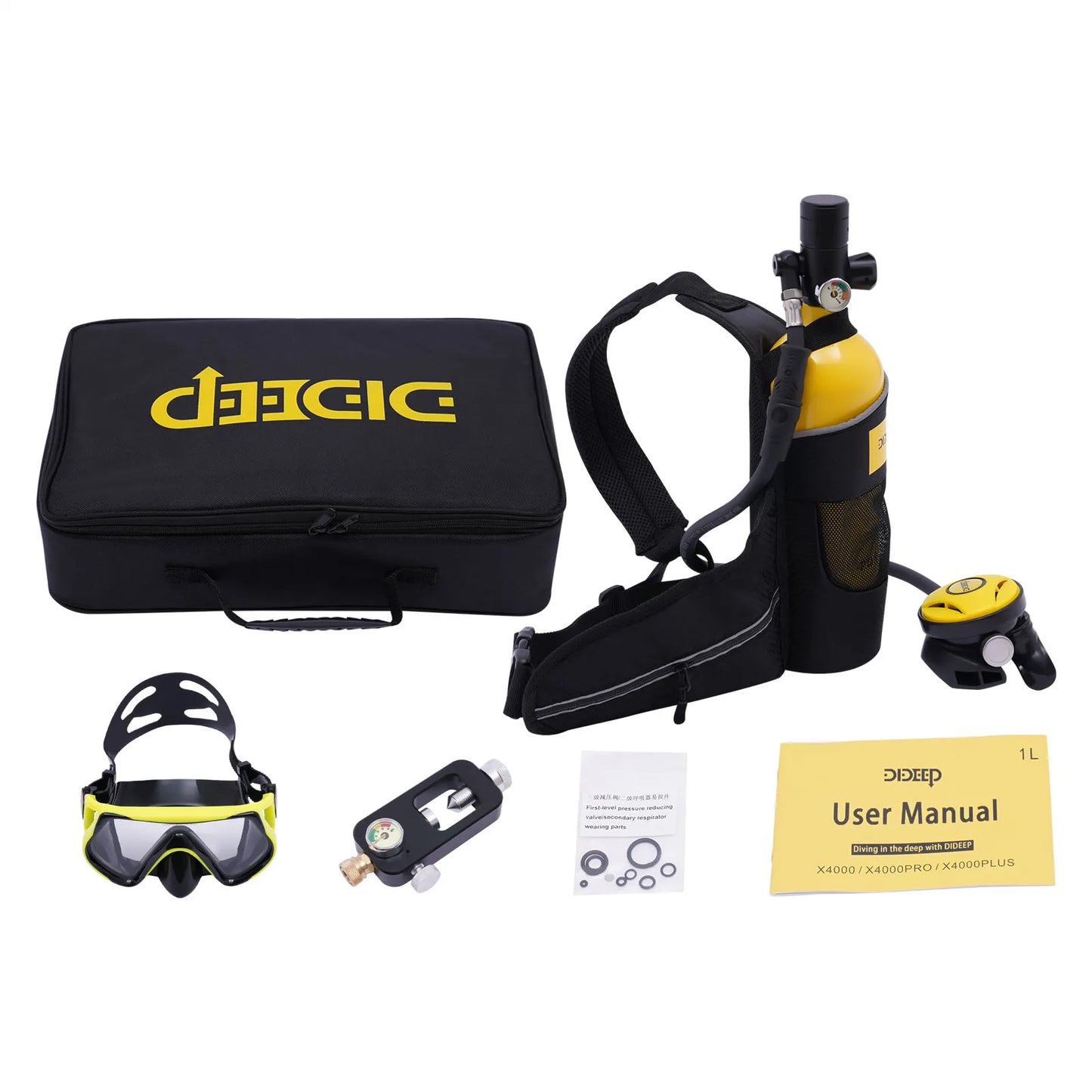 Reusable Mini Scuba Tank Breathing Capacity 15-20 Minutes