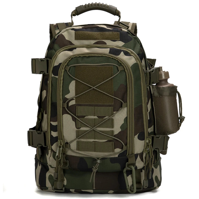 65L Tactical Backpack Large Capacity Rucksack Camping
