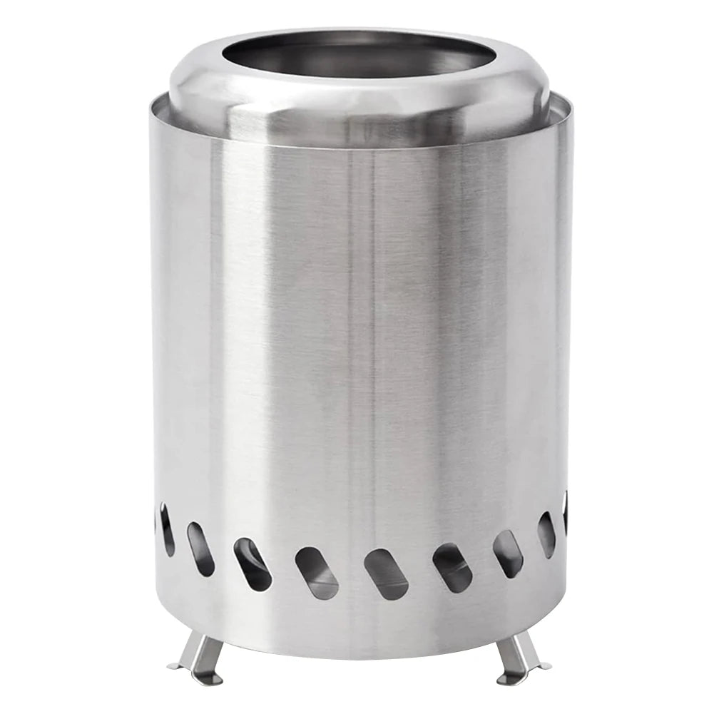 Smokeless Tabletop Fire Pit Stainless Steel Mini Tabletop Firepit Indoor Outdoor Table Top Firepit for Patio and Outdoor Camping