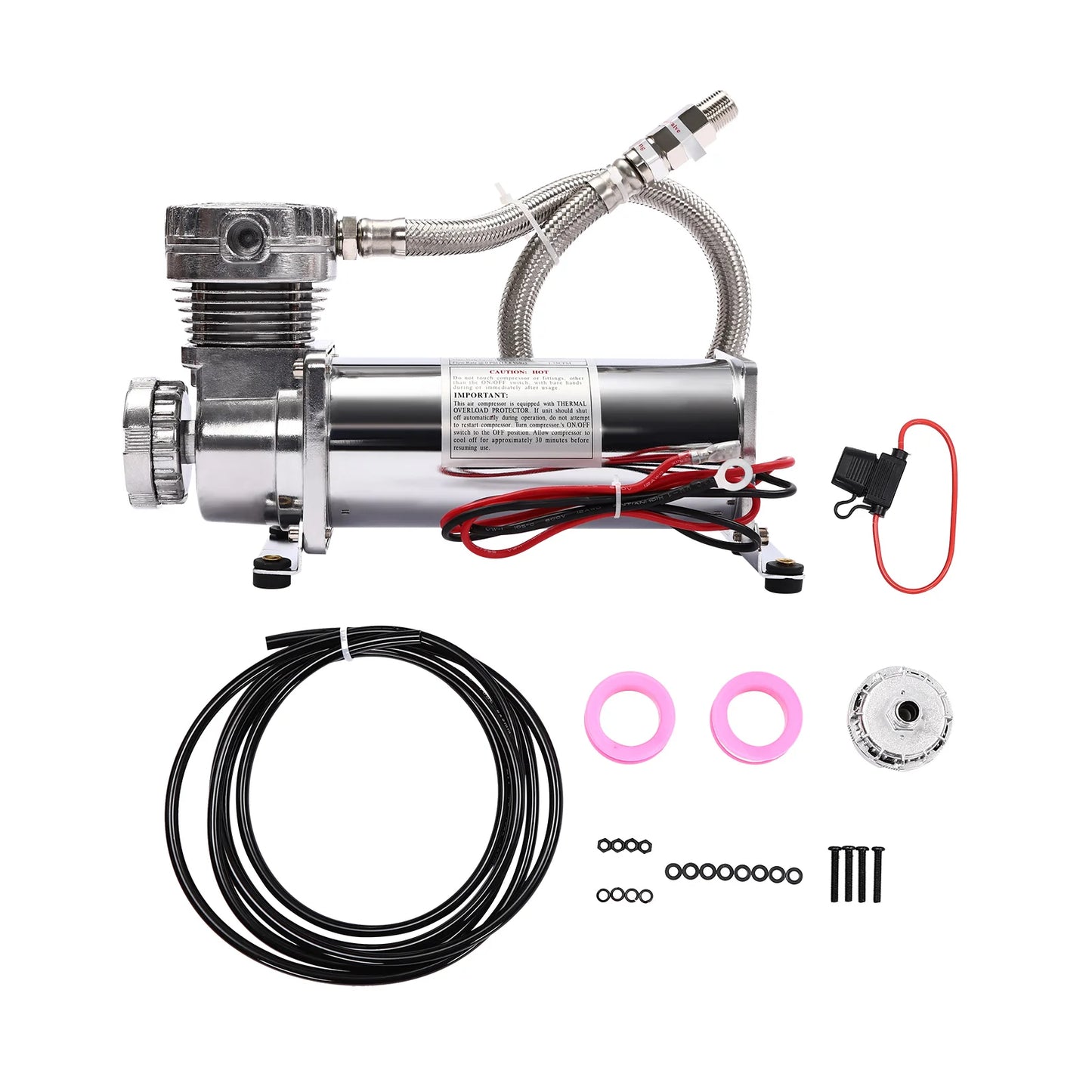 Air Compressor Kit Air Ride Suspension Compressor Heavy Duty Air Compressor