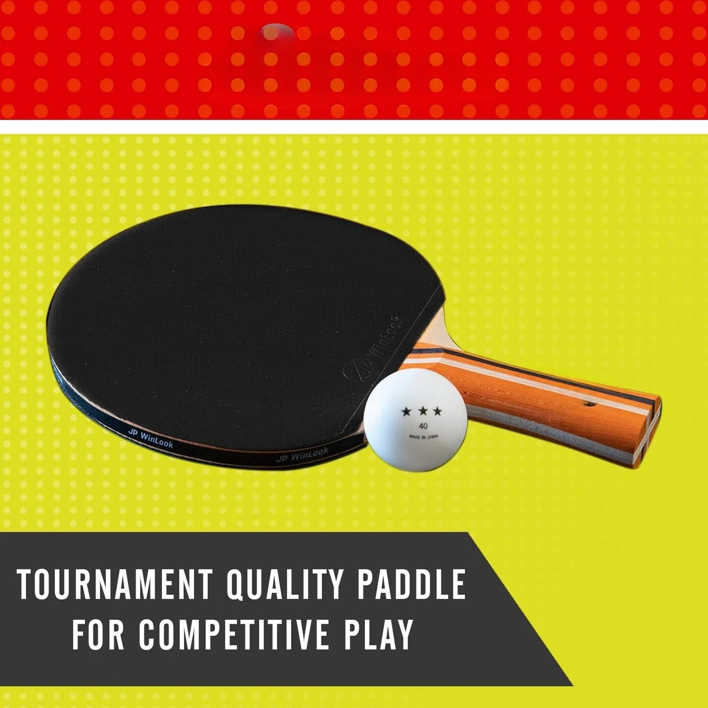 Ping Pong Paddles Sets - Portable Table Tennis Paddle Set with Ping Pong Paddles Professional Case & Ping Pong Balls
