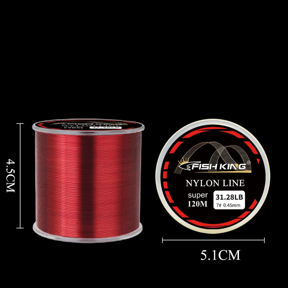 1 Roll 120 M Fishing Line Super Strong Pull Wear Resistant Sea Fishing Line