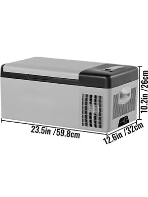 Vevor Car Refrigerator 9L Compressor Freezer 12V 24V