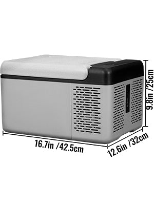 Vevor Car Refrigerator 9L Compressor Freezer 12V 24V