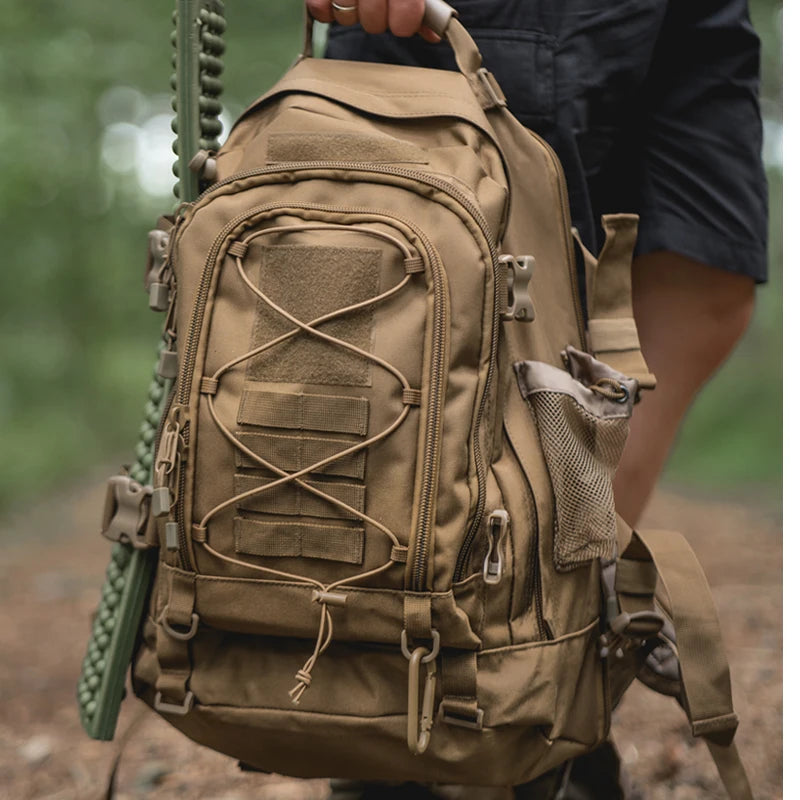 65L Tactical Backpack Large Capacity Rucksack Camping