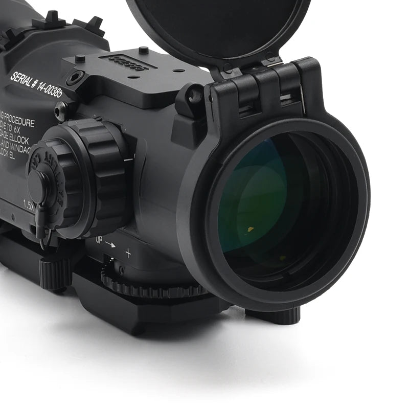 NEW DR1.5-6x RifleScope Fixed Dual Field of View Milspec Red Illmination Red Dot Sight Scope For Hunting with Killflash 1.5X 6X