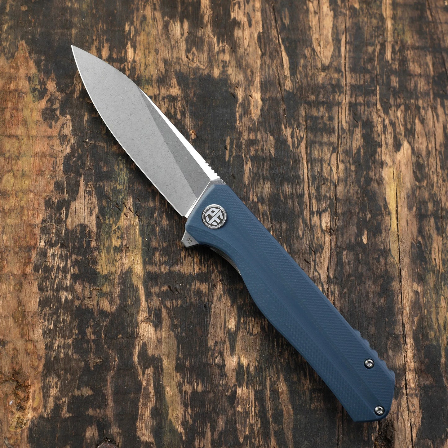 Petrified fish folding knife D2 steel Blade G10 handle pocket knife ball bearings outdoor hunting camping EDC tool knives PF818