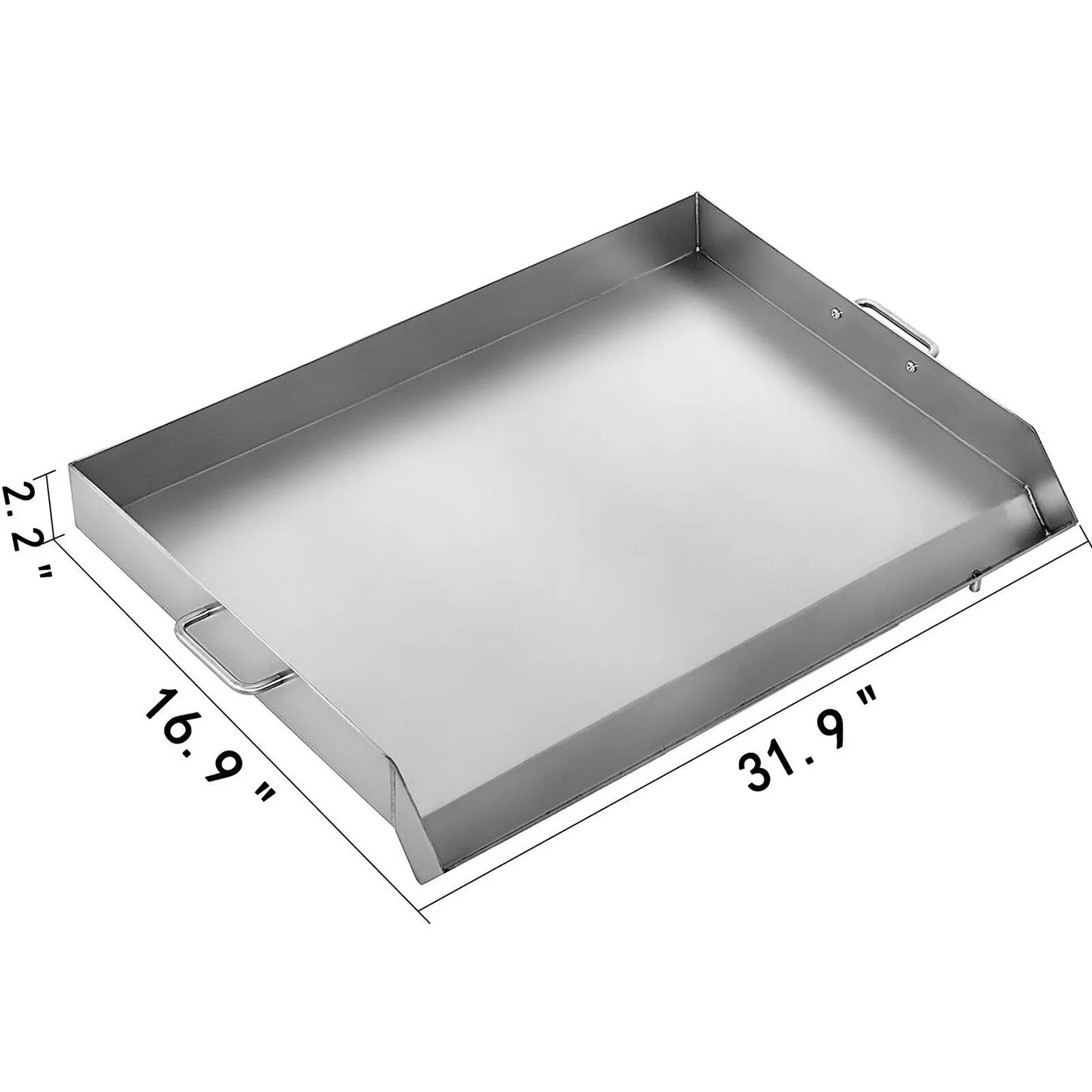 VEVOR Stainless Steel Griddle Frying Pan For Outdoors