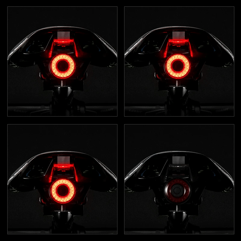 Rockbros Bicycle Smart Auto Brake Sensing LED Taillight IPX6