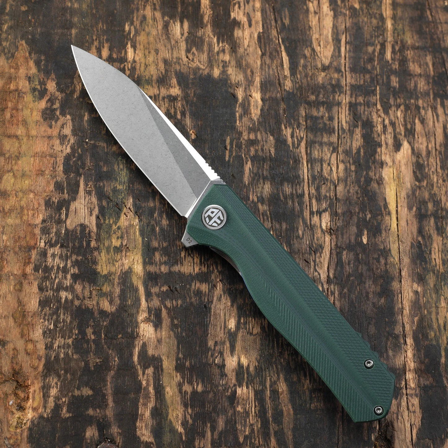 Petrified fish folding knife D2 steel Blade G10 handle pocket knife ball bearings outdoor hunting camping EDC tool knives PF818