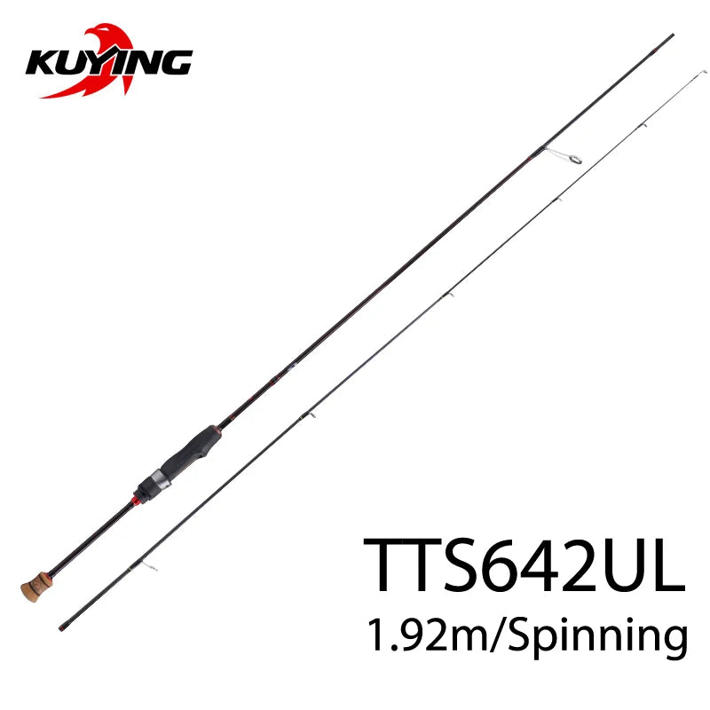 Kuying Teton Soft Light Baitcasting Spinning Rod Combo