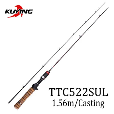 Kuying Teton Soft Light Baitcasting Spinning Rod Combo