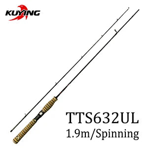 Kuying Teton Soft Light Baitcasting Spinning Rod Combo