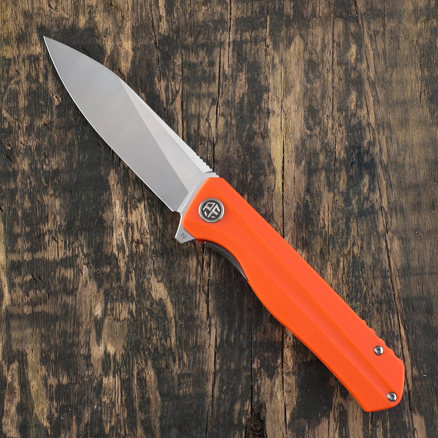 Petrified fish folding knife D2 steel Blade G10 handle pocket knife ball bearings outdoor hunting camping EDC tool knives PF818